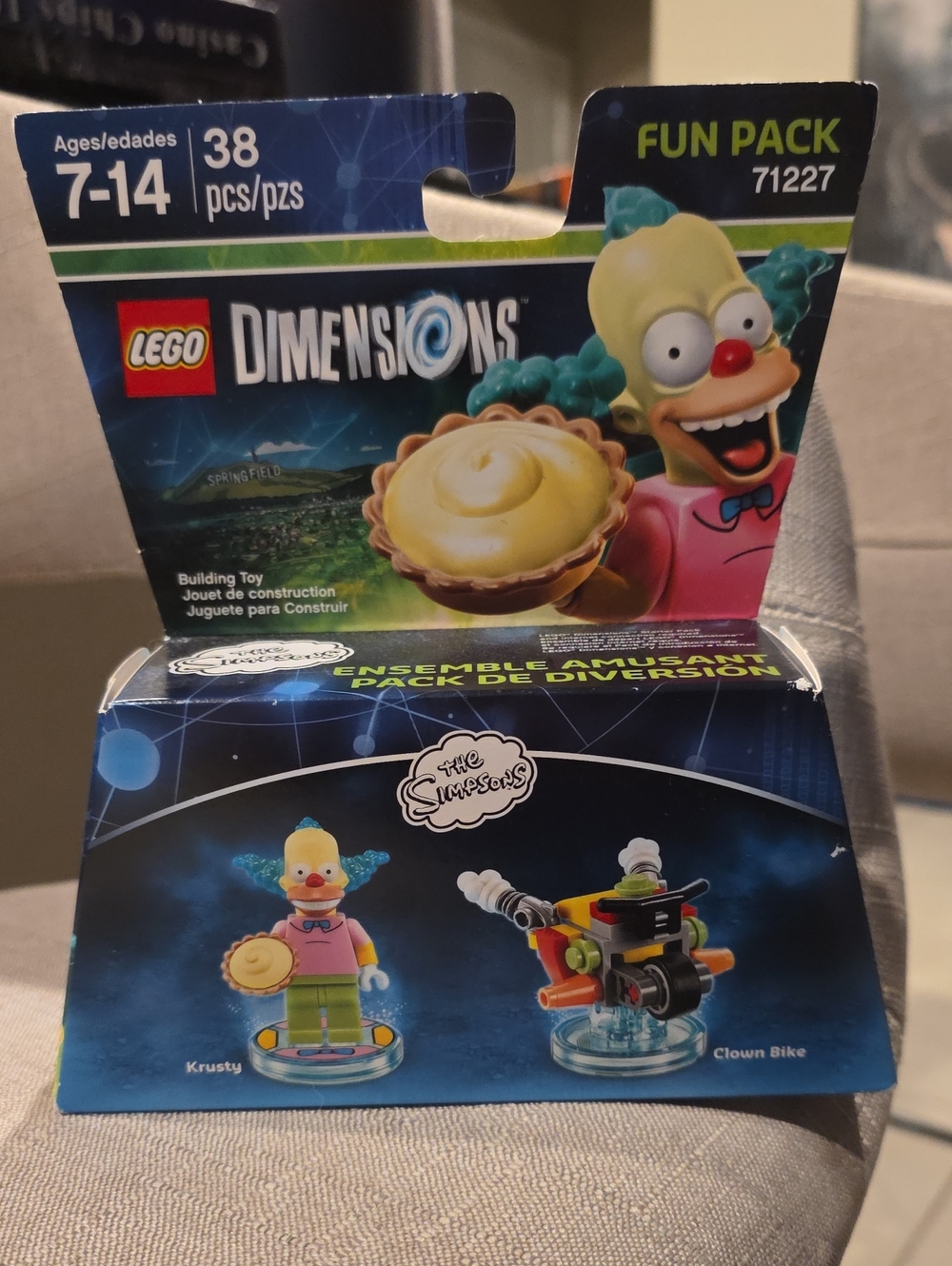 Lego Dimensions Krusty Fun Pack 71227 - Yellow, Green, Pink, Blue